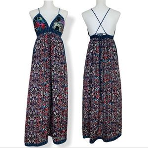 FIRE Los Angeles Floral maxi dress. Size XS